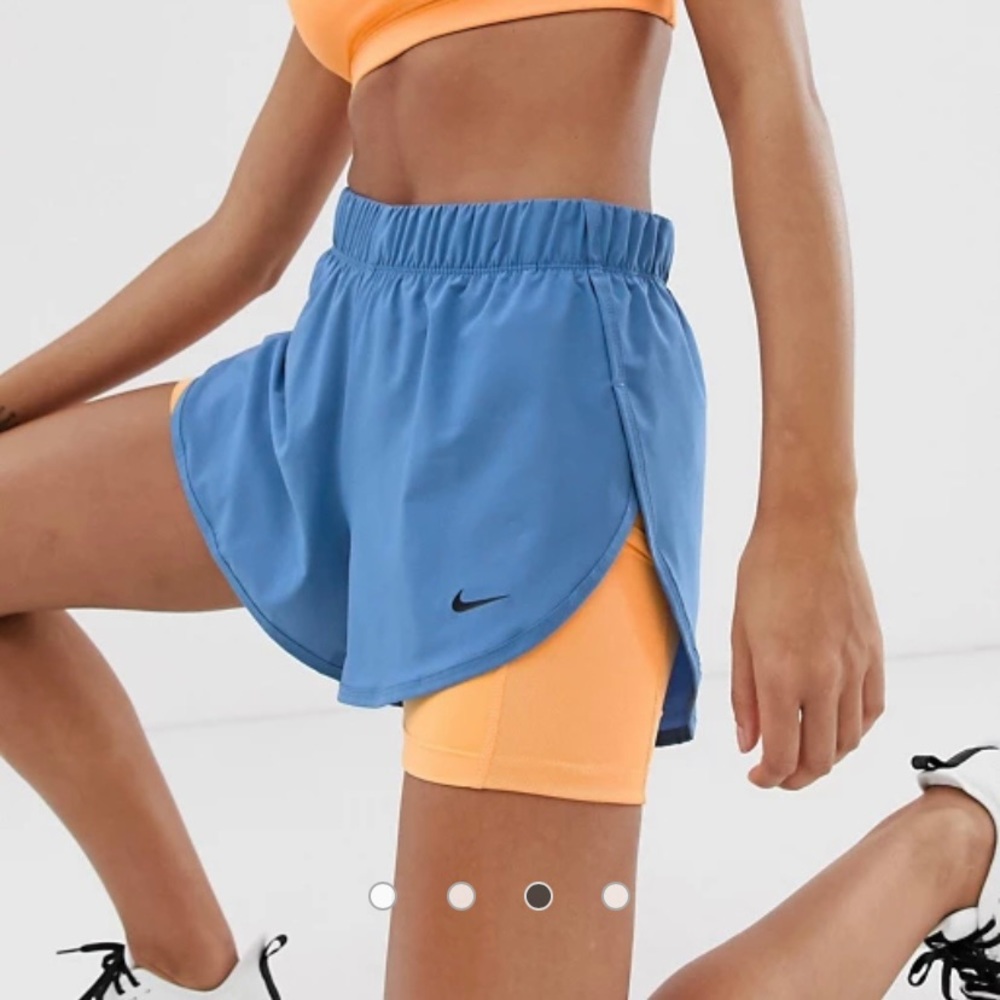 Nike Training Flex 2 In 1 Shorts In Blue